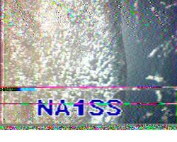 ISS SSTV MODE at 14h15m. UTC 26/01/09 #58.367 over south the S.A