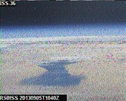 ISS SSTV 5 Sept 2012 10:41 UTC - MAI75