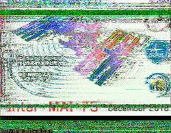 ISS SSTV Dec 8-9. SSTV images transmitted as part of the MAI-75