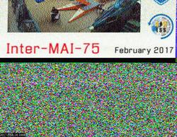 SSTVA Image over Slovakia