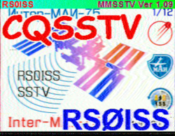 ISS sstv image