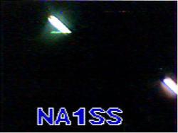 SSTV at night over South America